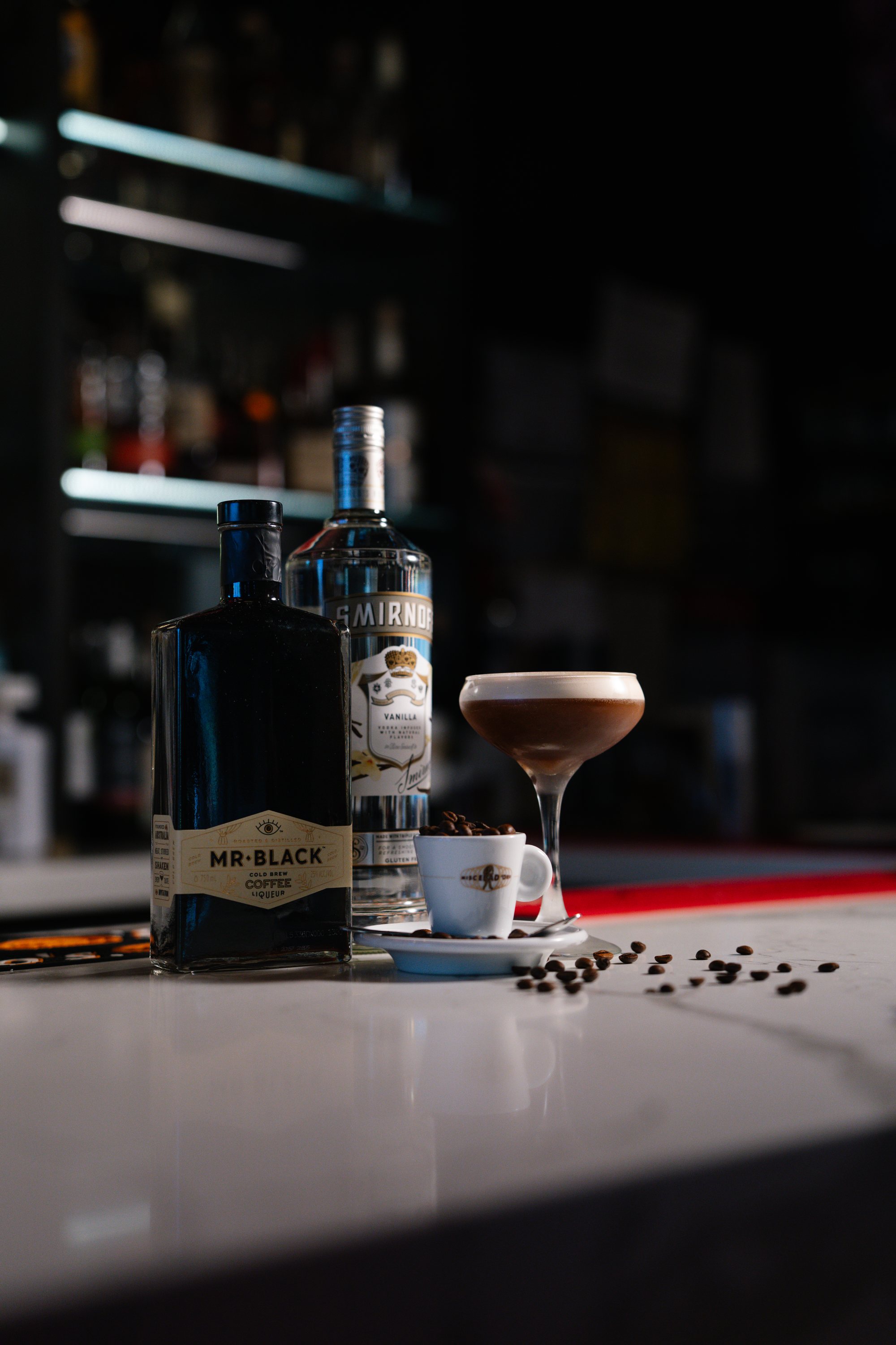 Cocktails at the Baci bar